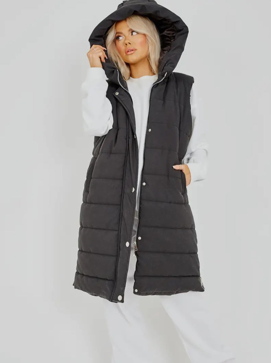 Ellie Long Puffer Vest